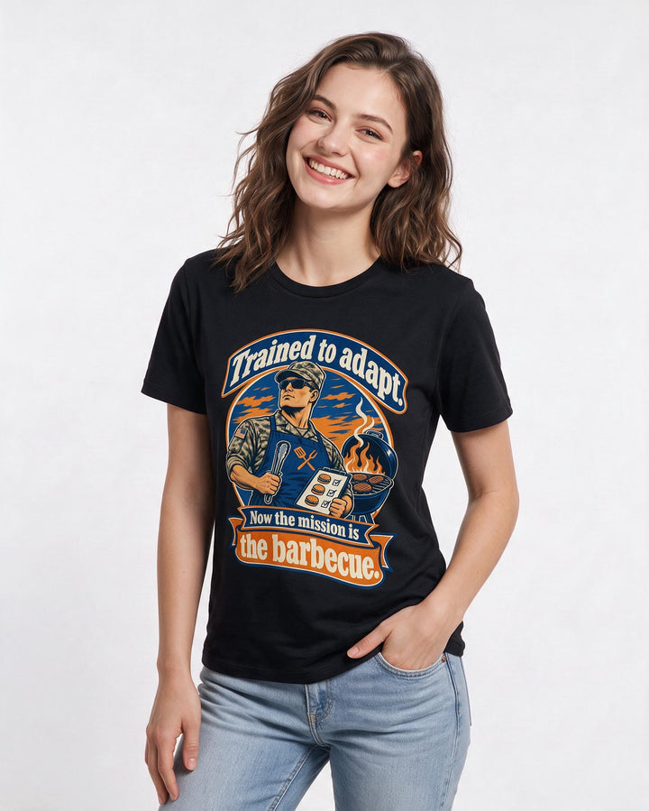 Veteran Black T-Shirt for Women – Everyday Expression Graphic Tee product image 1