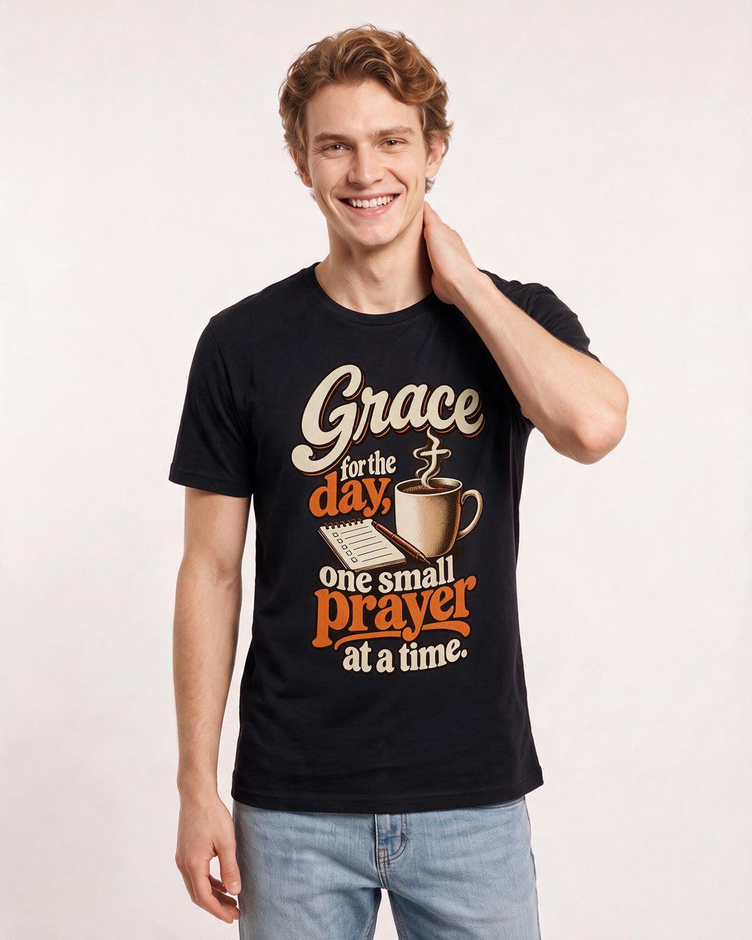 Christian Faith Black T-Shirt for Men – Everyday Expression Graphic Tee product image 1