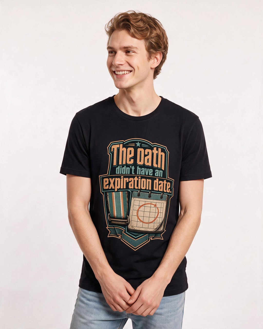 Veteran Black T-Shirt for Men – Everyday Expression Graphic Tee product image 1