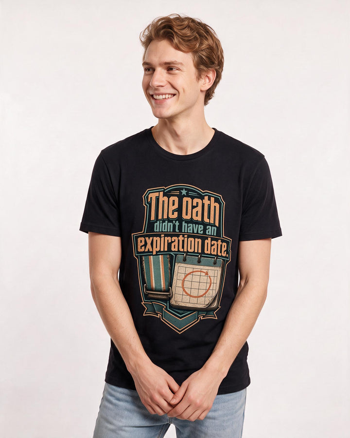 Veteran Black T-Shirt for Men – Everyday Expression Graphic Tee product image 1
