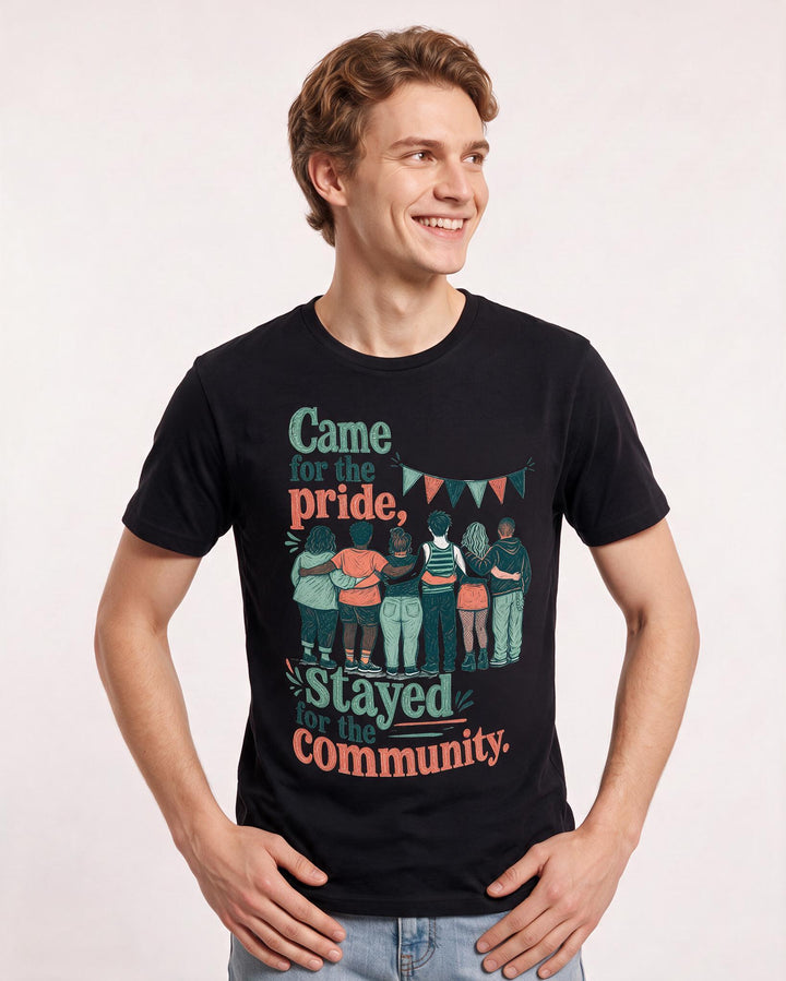 Pride Black T-Shirt for Men – Everyday Expression Graphic Tee product image 1