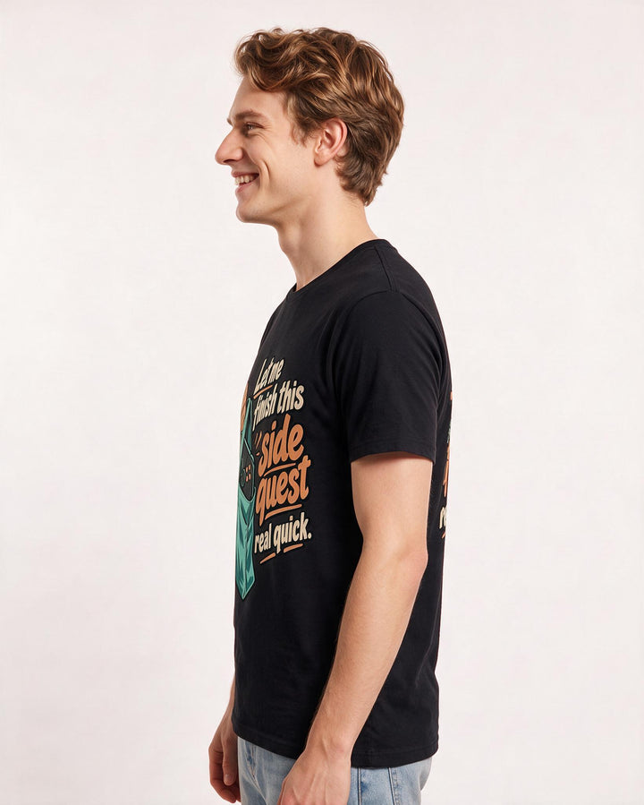 Gaming Black T-Shirt for Men – Game Night Graphic Tee product image 2