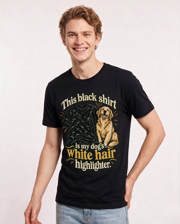 Cat Lover Black T-Shirt for Men – Everyday Expression Graphic Tee product image 1