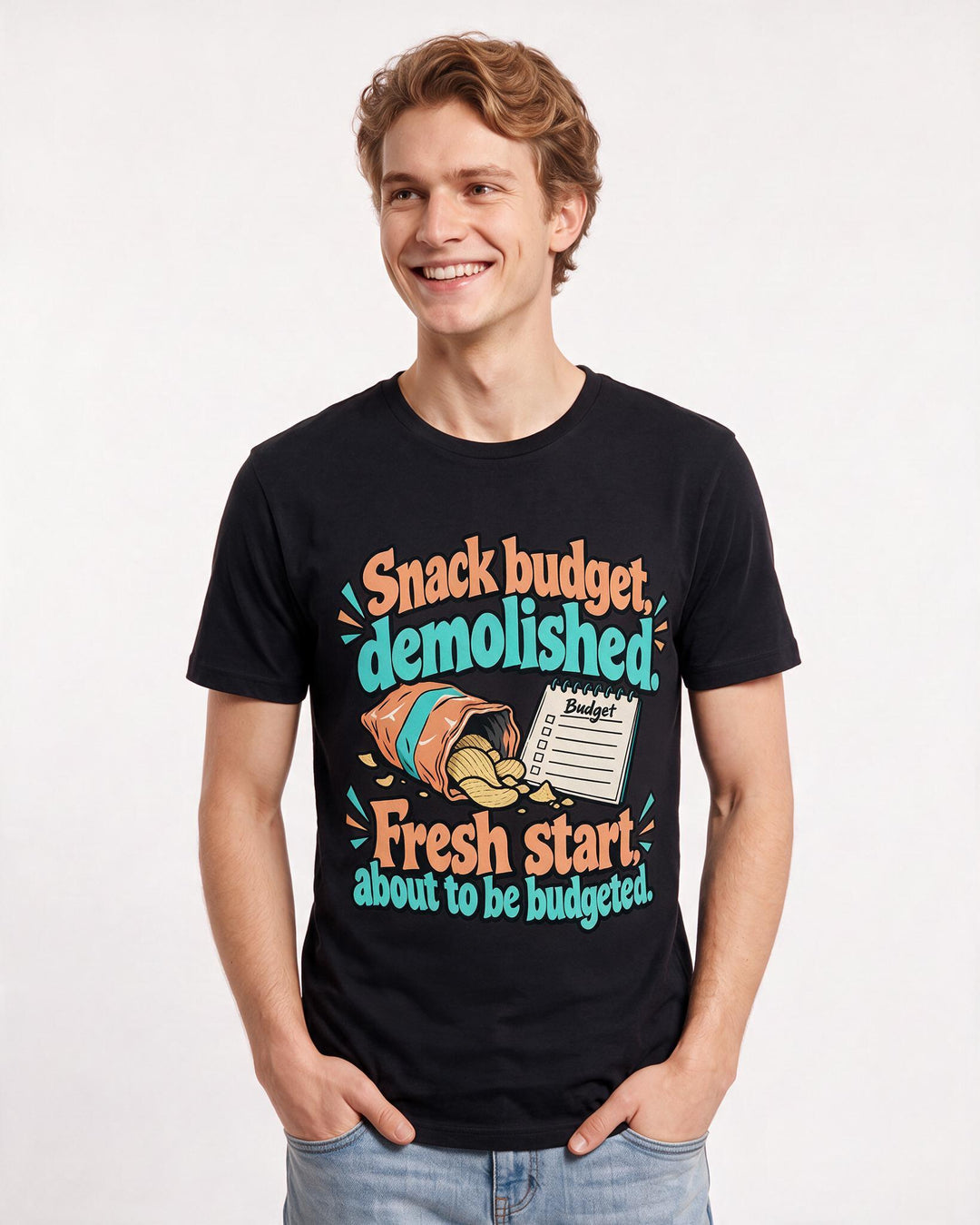Graduation Black T-Shirt for Men – Everyday Expression Graphic Tee product image 1