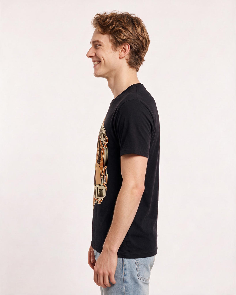Pride Black T-Shirt for Men – Everyday Expression Graphic Tee product image 2