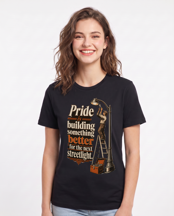 Patriotic Black T-Shirt for Women – Everyday Expression Graphic Tee product image 3