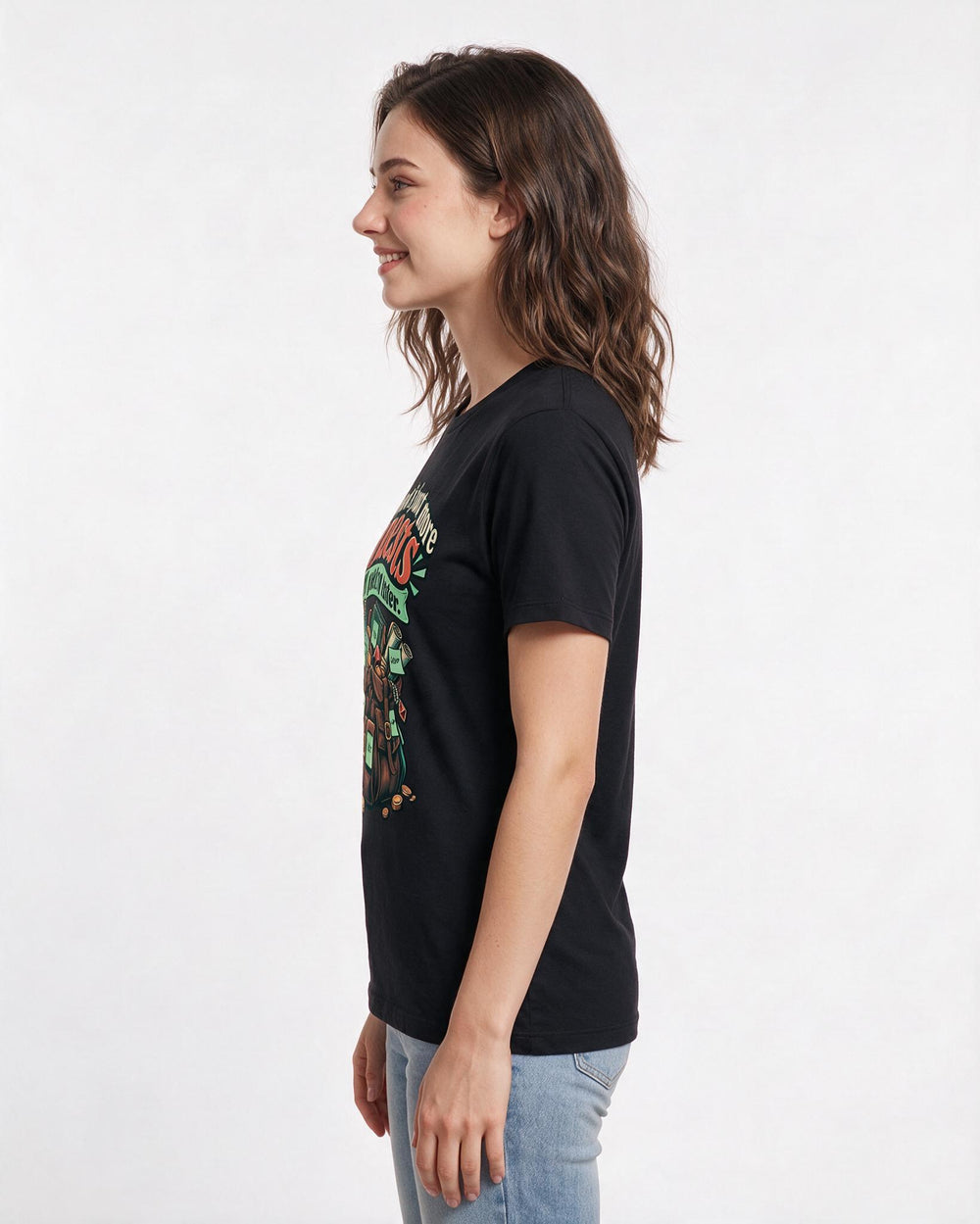 Gaming Black T-Shirt for Women – Game Night Graphic Tee product image 2