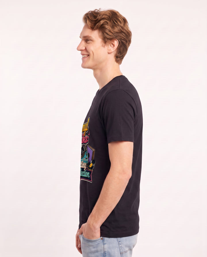 Vinyl Vibes: Curating My Collection Men's Black T-Shirt product image 3