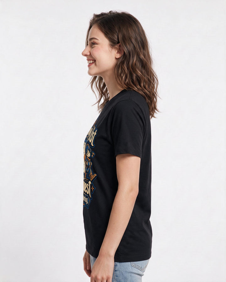 Gaming Black T-Shirt for Women – Game Night Graphic Tee product image 2