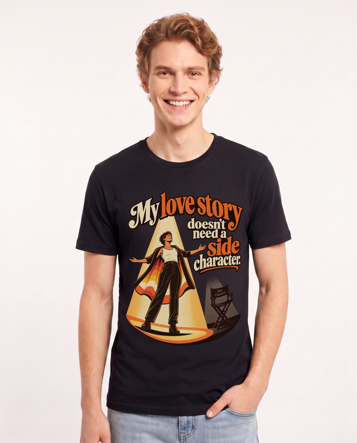 Pride Black T-Shirt for Men – Everyday Expression Graphic Tee product image 3