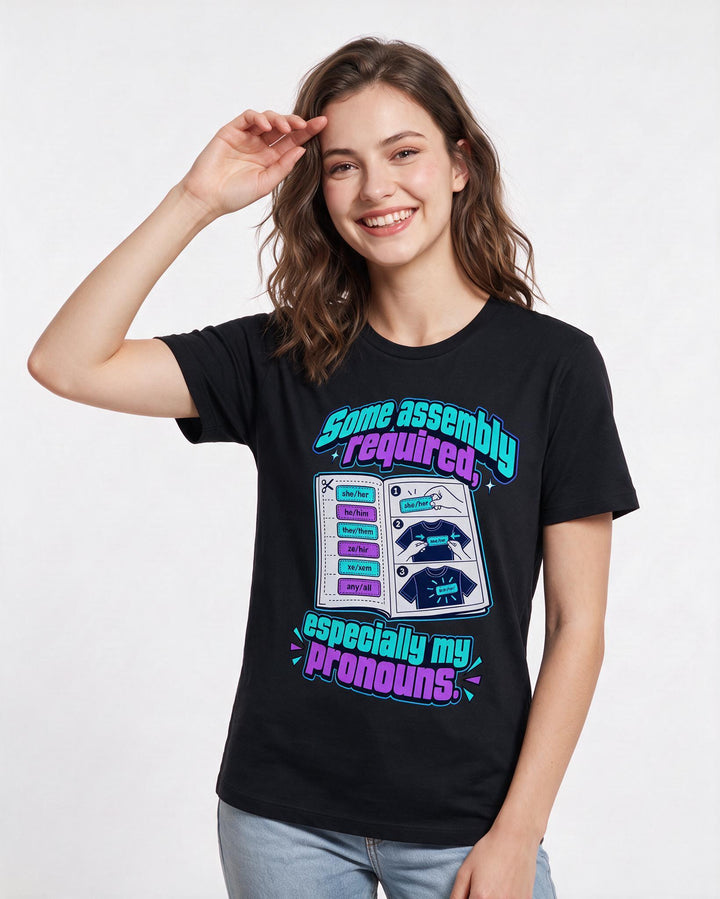 Pride Black T-Shirt for Women – Everyday Expression Graphic Tee product image 1