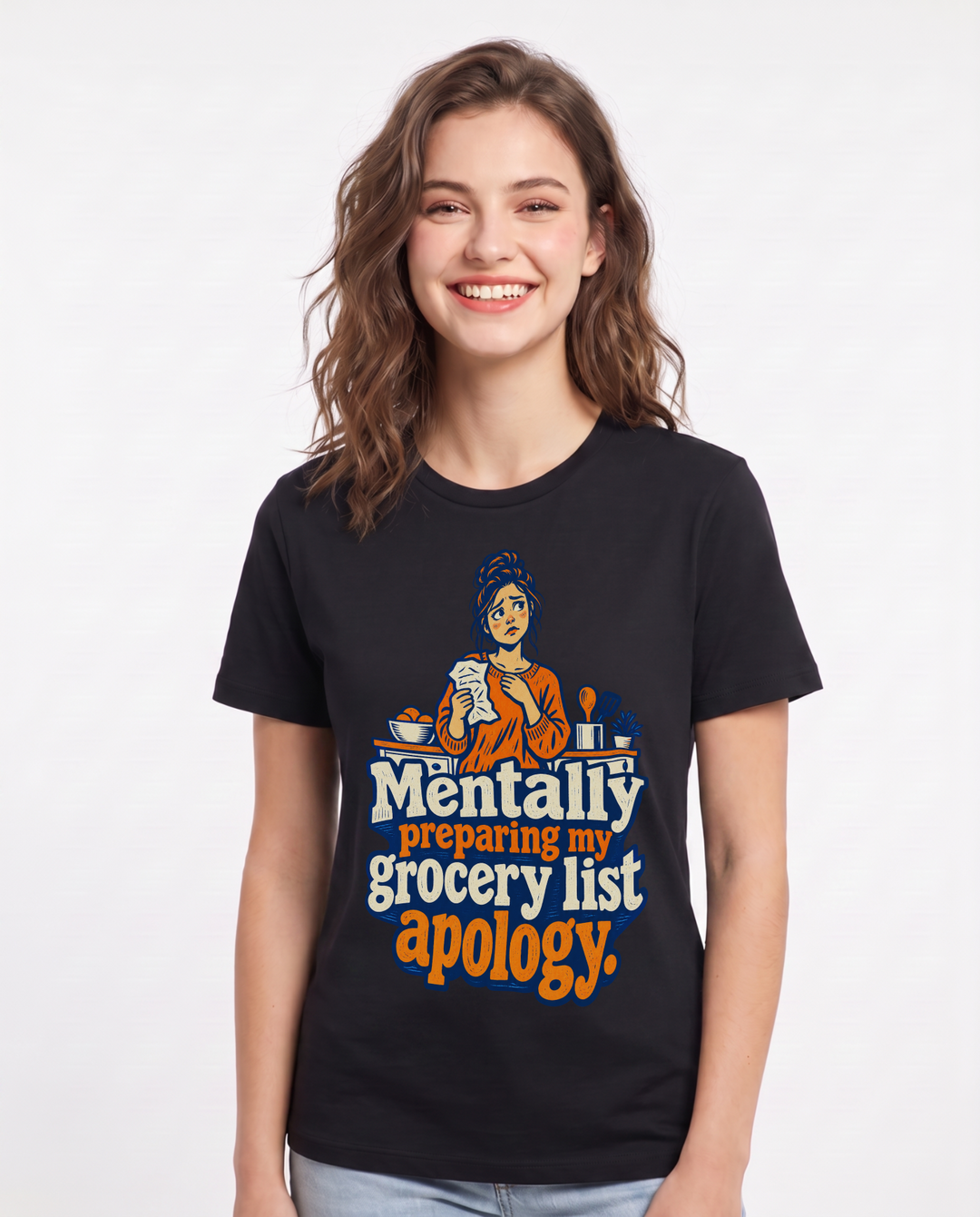 Meme Black T-Shirt for Women – Everyday Expression Graphic Tee product image 3