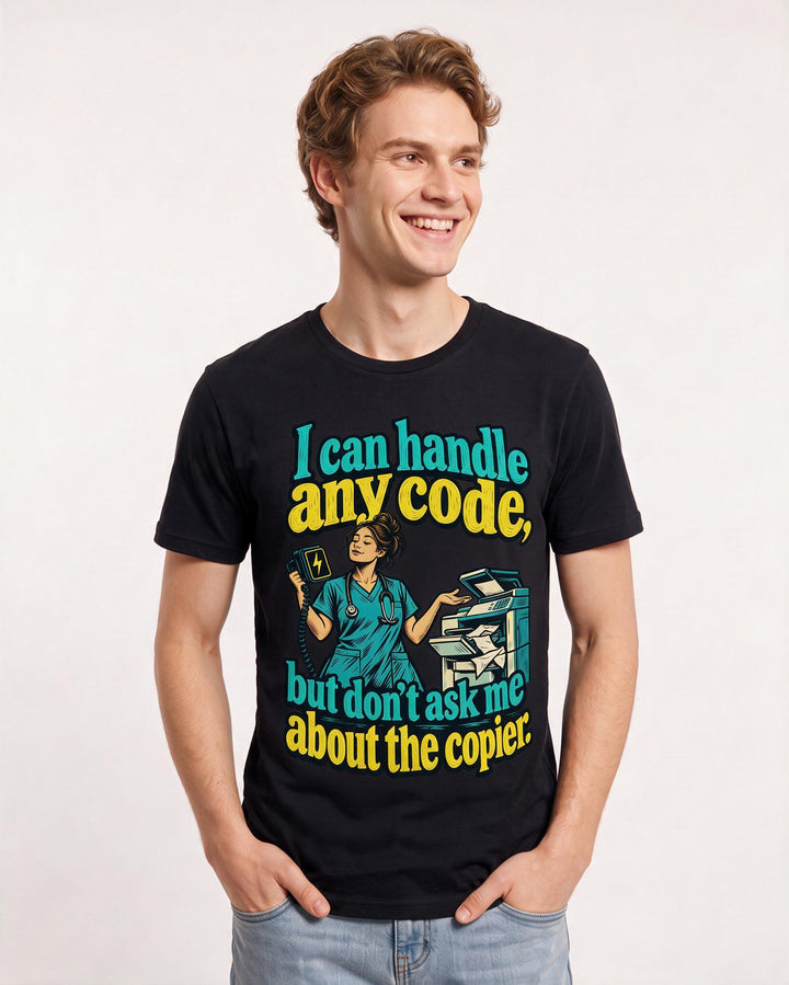 Nurse Black T-Shirt for Men – Nursing Life Graphic Tee product image 1