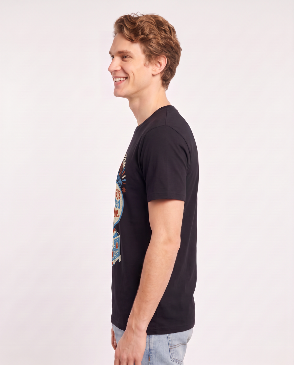 Graphic Men's Black T-Shirt - I am the family heirloom I always wanted product image 2