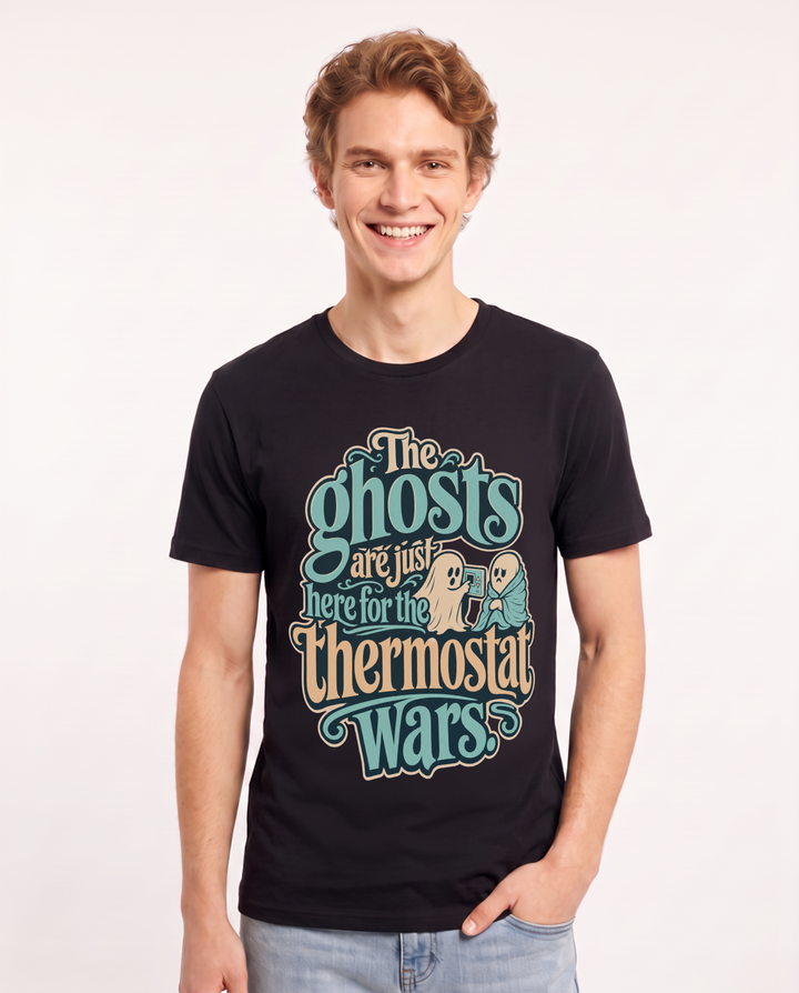 Halloween Black T-Shirt for Men – Halloween Theme Graphic Tee product image 1