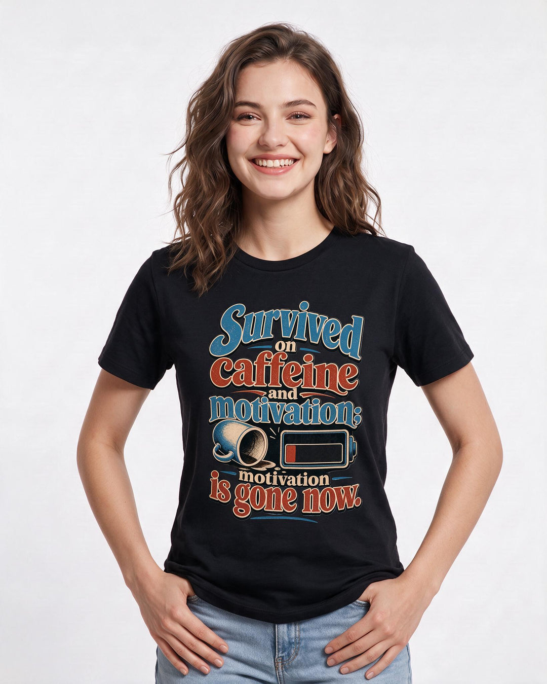 Graduation Black T-Shirt for Women – Everyday Expression Graphic Tee product image 3