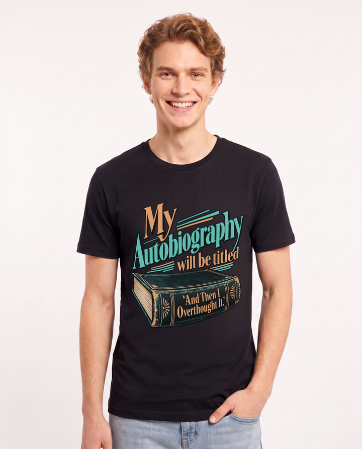 Meme Black T-Shirt for Men – Everyday Expression Graphic Tee product image 3
