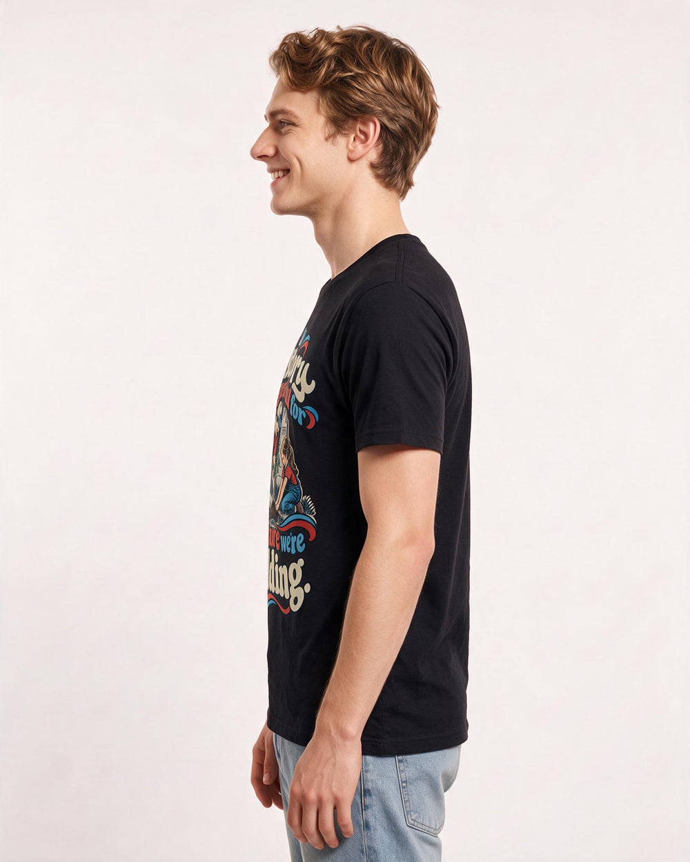 Patriotic Black T-Shirt for Men – Everyday Expression Graphic Tee product image 2