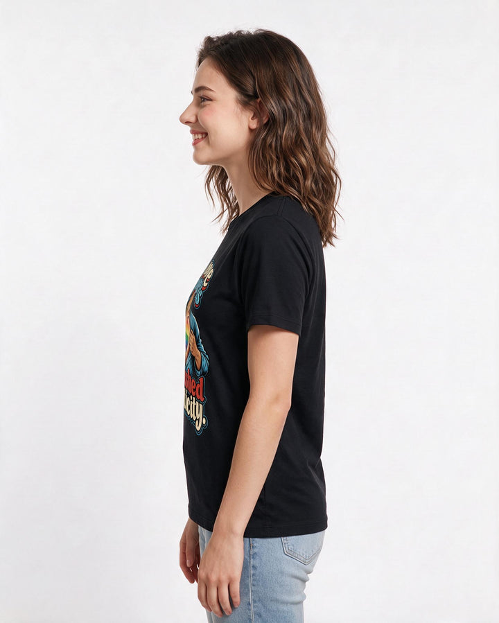 Pride Black T-Shirt for Women – Everyday Expression Graphic Tee product image 2