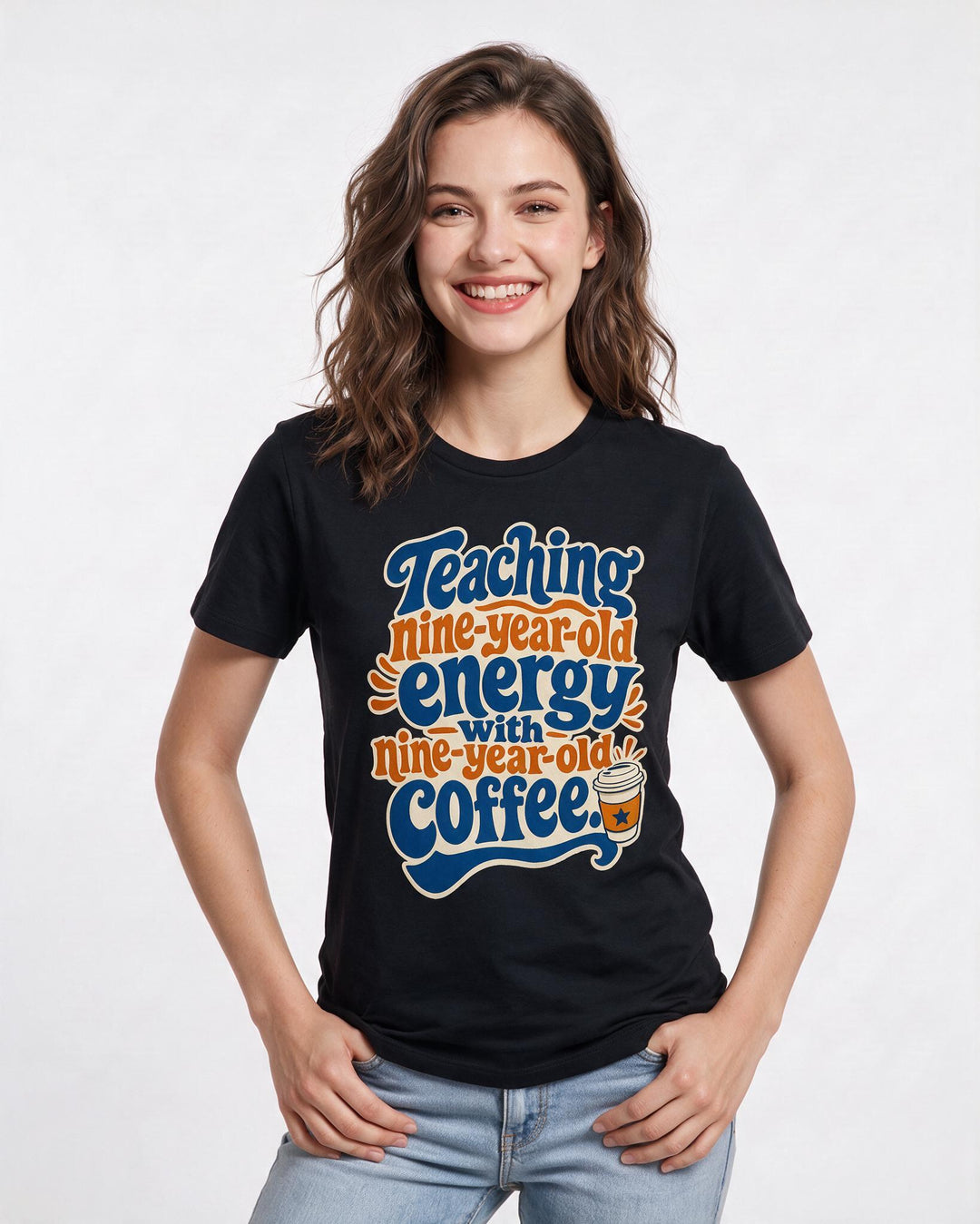 Teacher Black T-Shirt for Women – Everyday Expression Graphic Tee product image 3