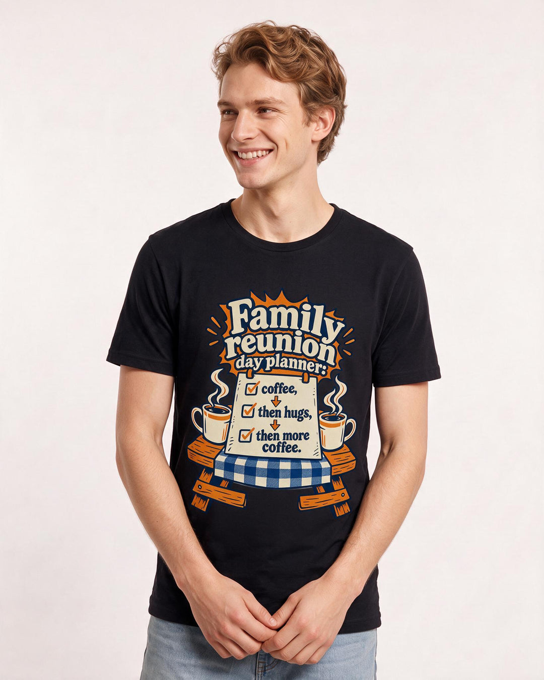 Mom Black T-Shirt for Men – Everyday Expression Graphic Tee product image 1