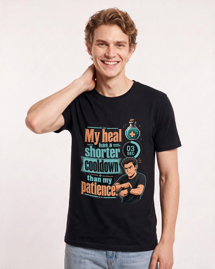 Gaming Black T-Shirt for Men – Game Night Graphic Tee product image 1