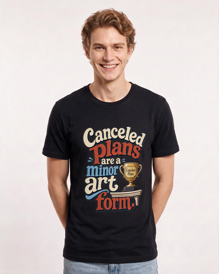 Meme Black T-Shirt for Men – Everyday Expression Graphic Tee product image 1