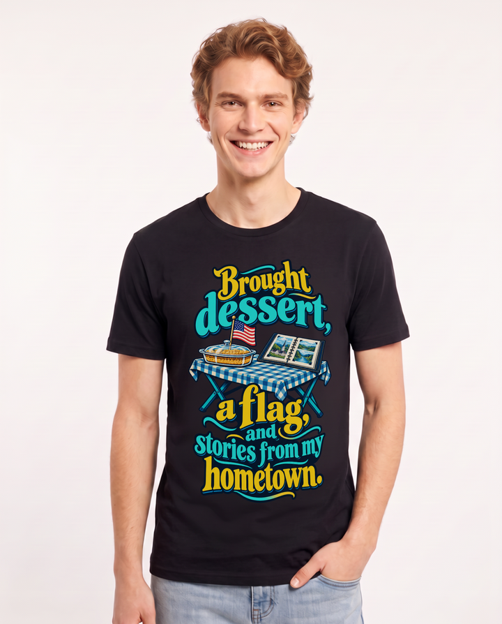Patriotic Black T-Shirt for Men – Everyday Expression Graphic Tee product image 3