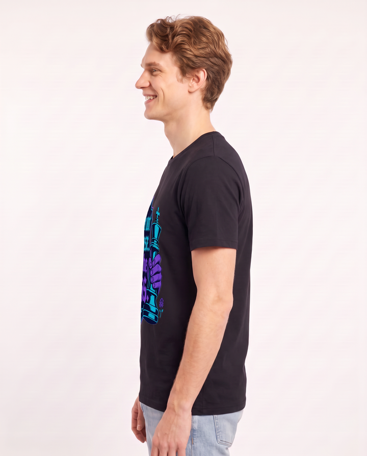 Graphic Men's Black T-Shirt - I'm not a base. I'm the boss. product image 2