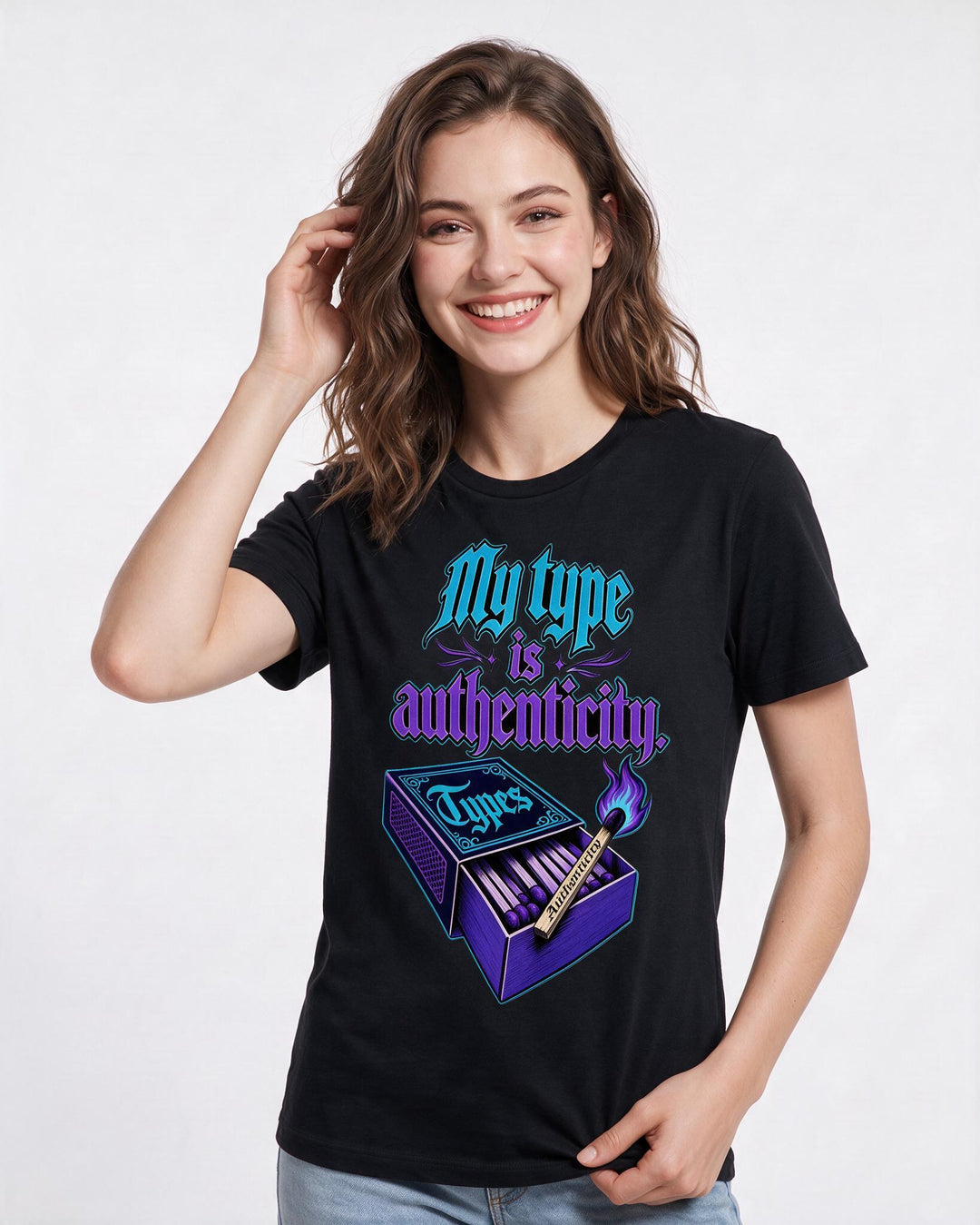 Pride Black T-Shirt for Women – Everyday Expression Graphic Tee product image 1