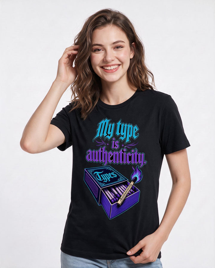 Pride Black T-Shirt for Women – Everyday Expression Graphic Tee product image 1