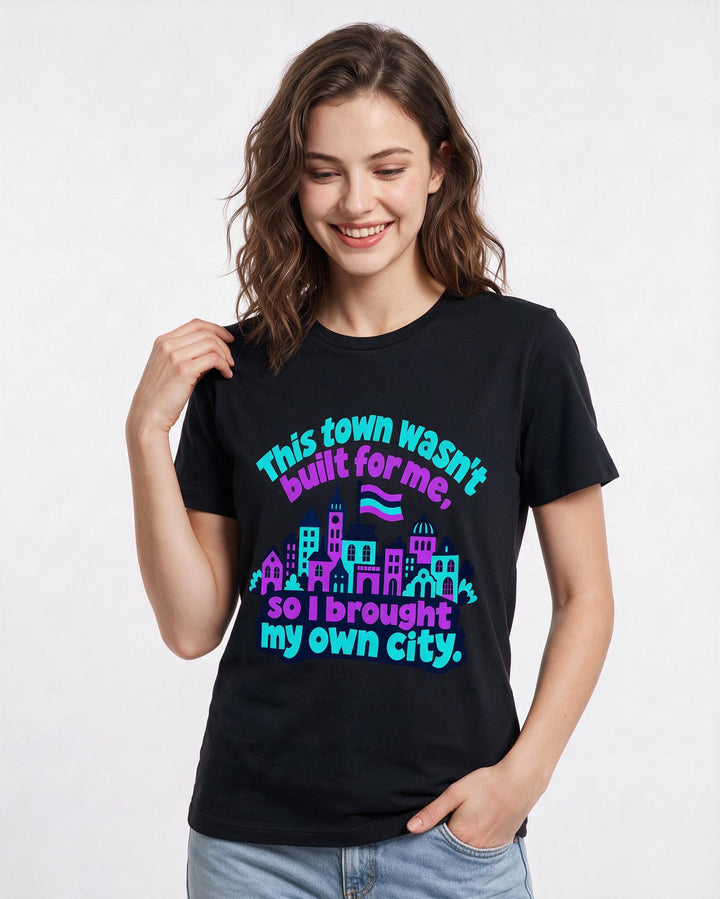 Pride Black T-Shirt for Women – Everyday Expression Graphic Tee product image 1
