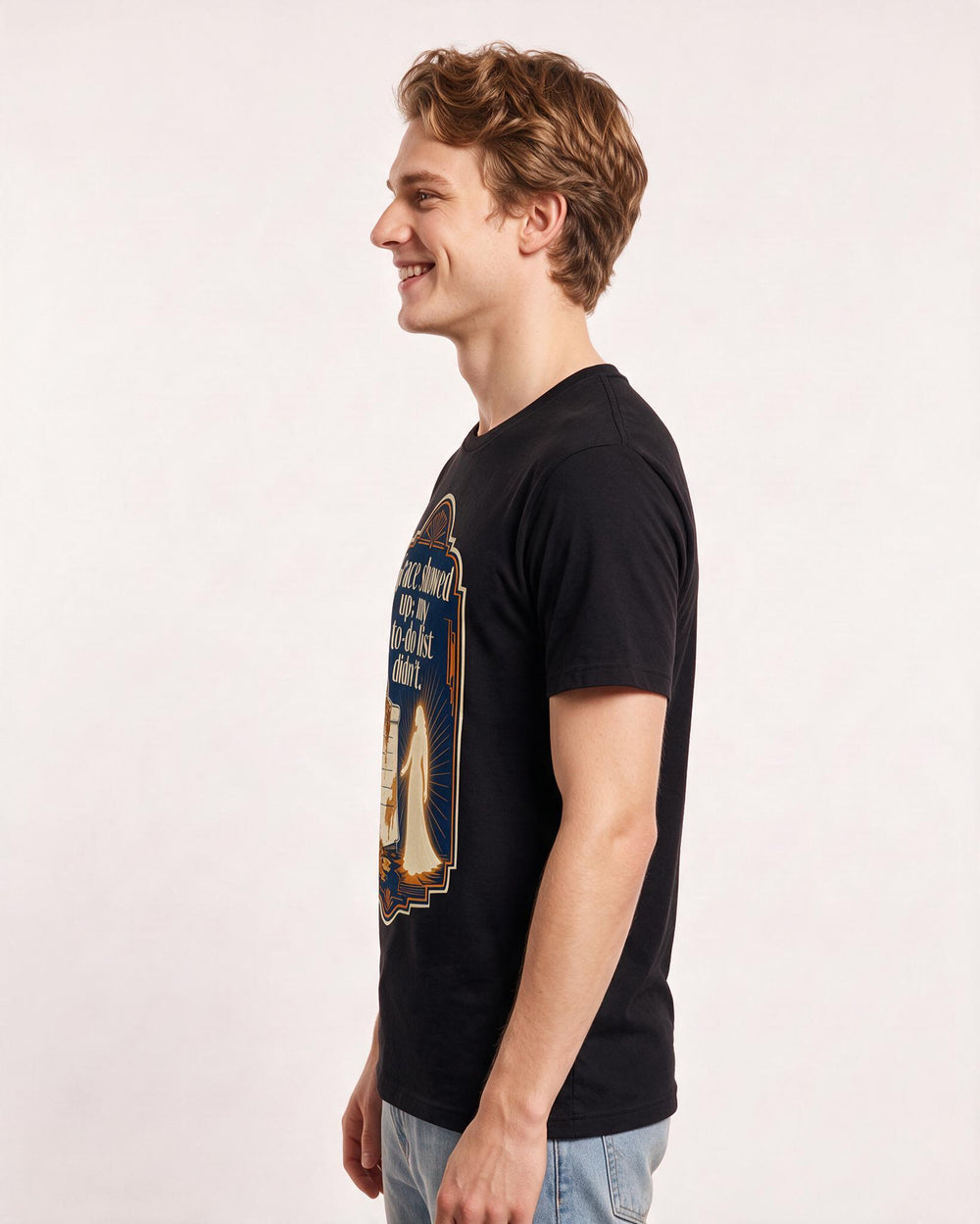 Christian Faith Black T-Shirt for Men – Everyday Expression Graphic Tee product image 2