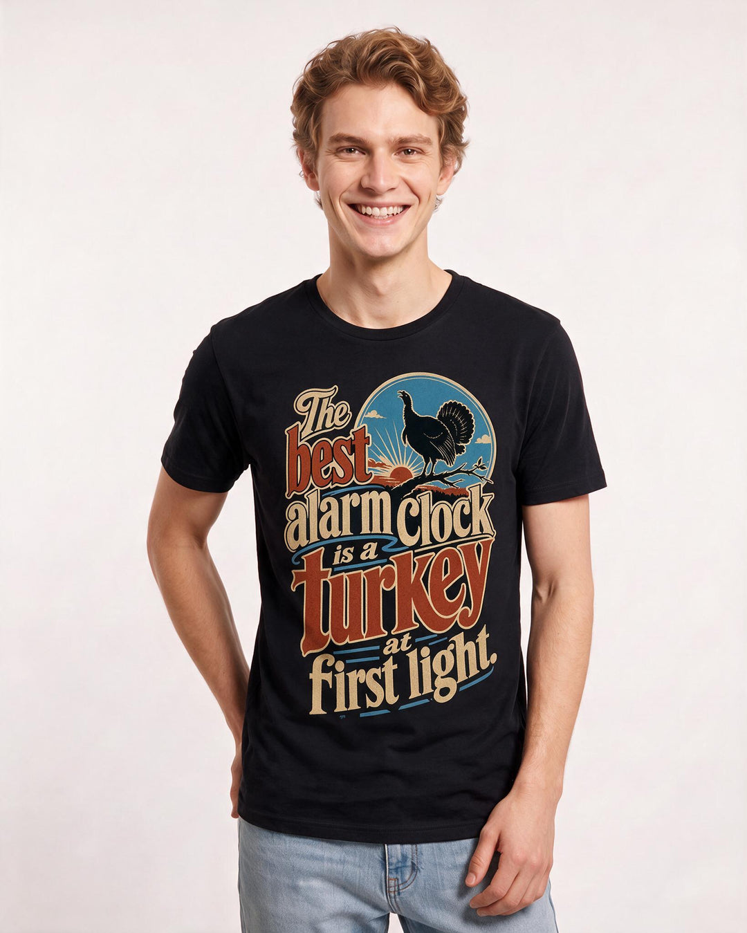 Hunting Black T-Shirt for Men – Everyday Expression Graphic Tee product image 1