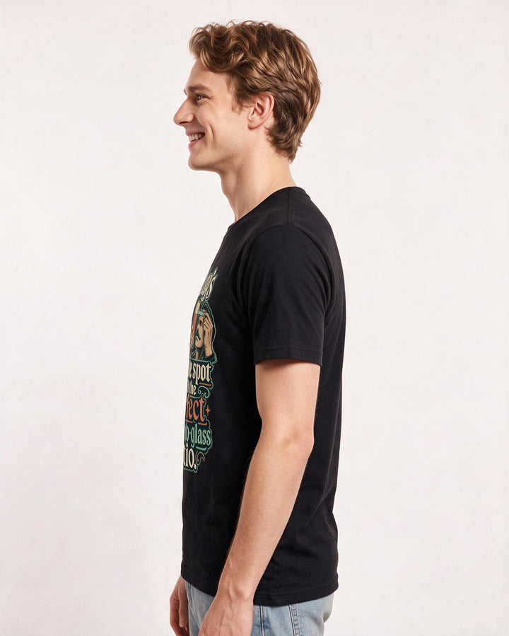 Beer Black T-Shirt for Men – Everyday Expression Graphic Tee product image 2