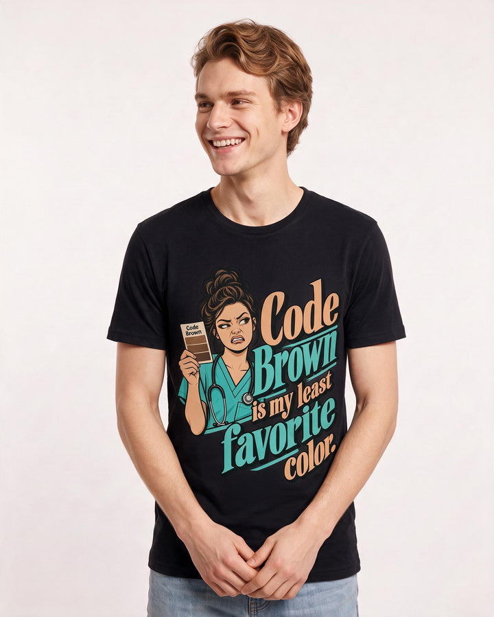 Nurse Black T-Shirt for Men – Nursing Life Graphic Tee product image 1