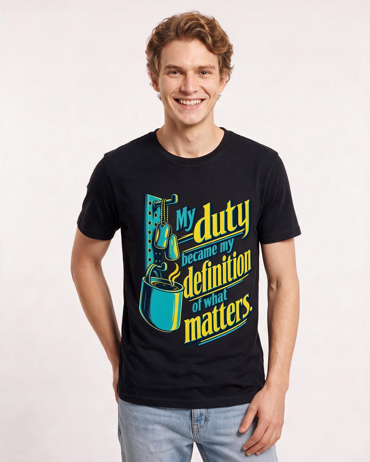 Veteran Black T-Shirt for Men – Everyday Expression Graphic Tee product image 1