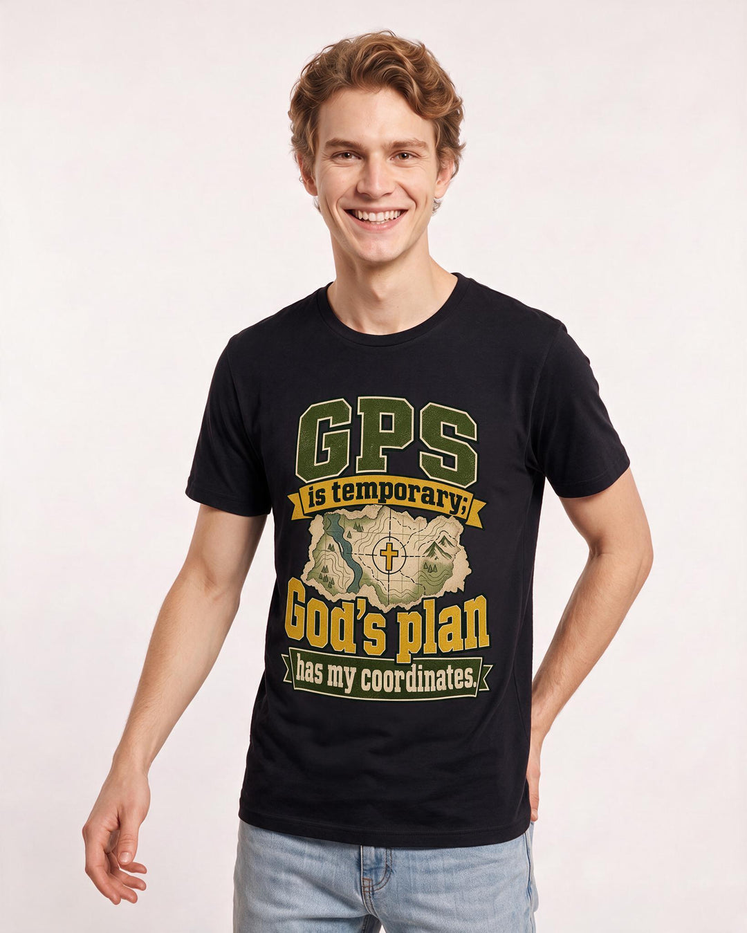 Christian Faith Black T-Shirt for Men – Everyday Expression Graphic Tee product image 1