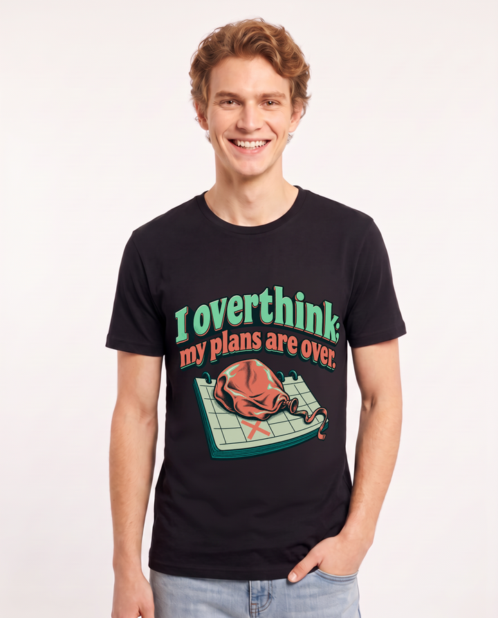 Meme Black T-Shirt for Men – Everyday Expression Graphic Tee product image 3