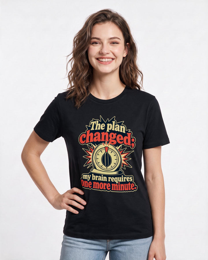 Neurodiversity Black T-Shirt for Women – Everyday Expression Graphic Tee product image 1