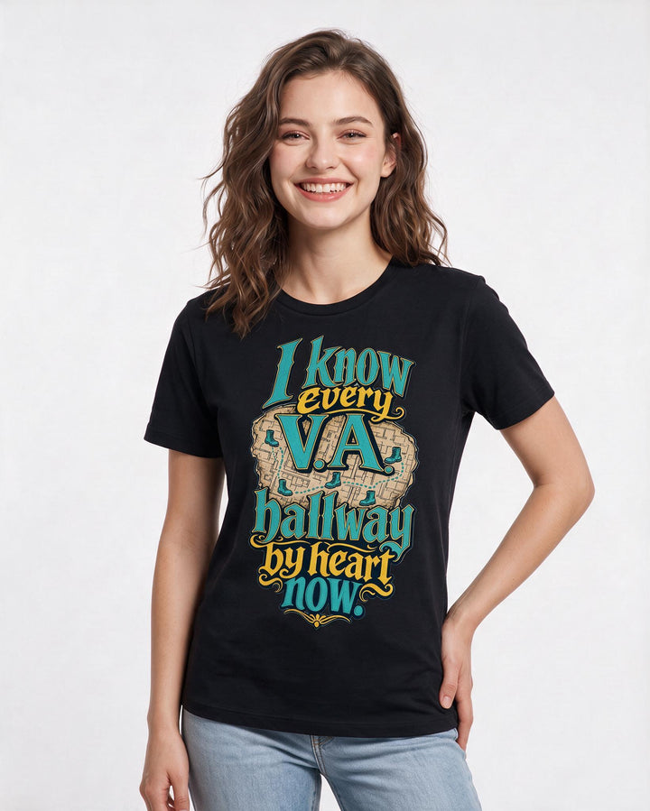 Veteran Black T-Shirt for Women – Everyday Expression Graphic Tee product image 1