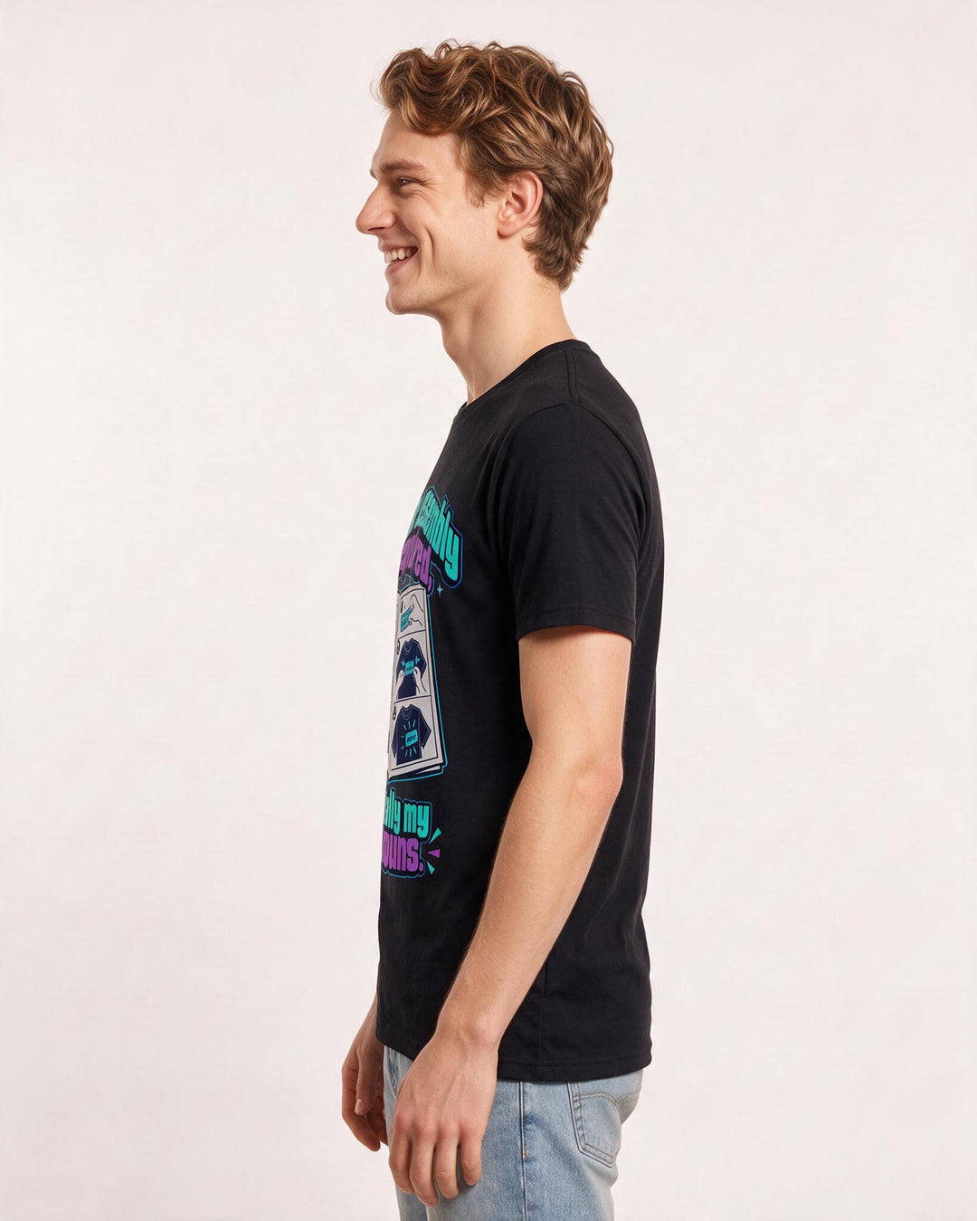 Pride Black T-Shirt for Men – Everyday Expression Graphic Tee product image 2
