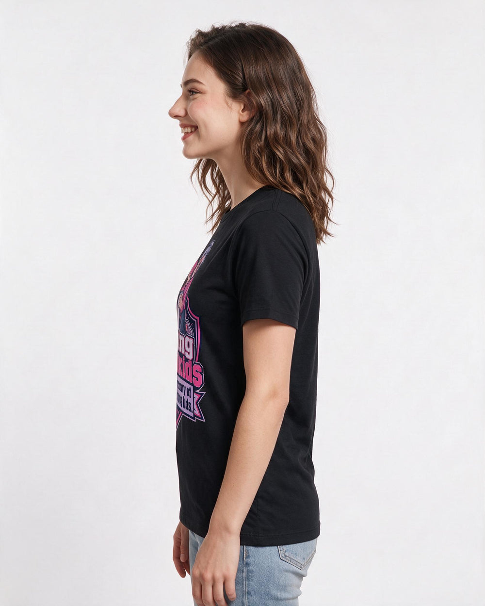 Grandparent Black T-Shirt for Women – Everyday Expression Graphic Tee product image 2