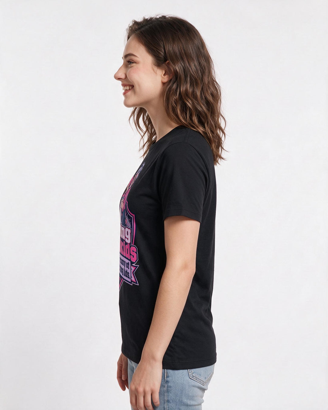Grandparent Black T-Shirt for Women – Everyday Expression Graphic Tee product image 2