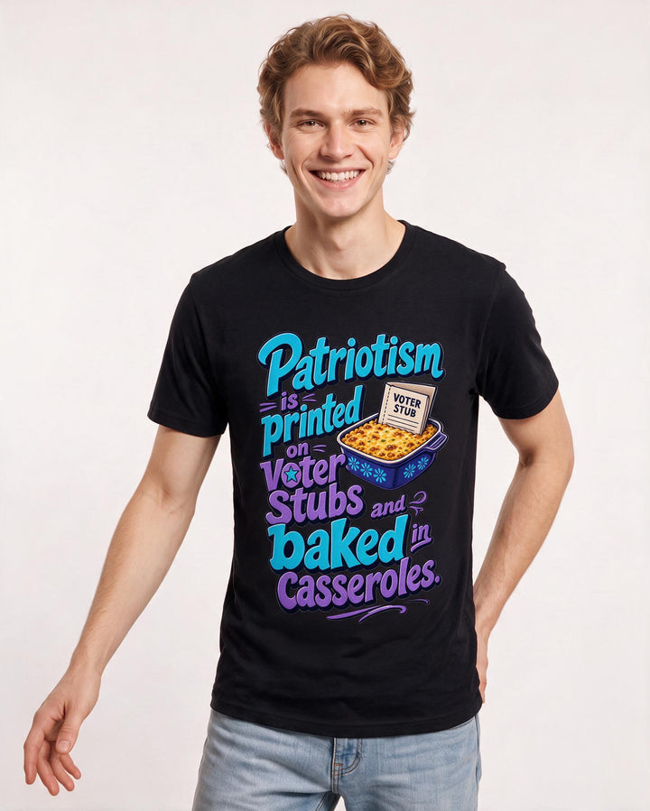 Patriotic Black T-Shirt for Men – Everyday Expression Graphic Tee product image 1