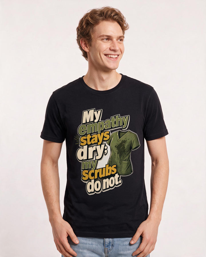 Nurse Black T-Shirt for Men – Nursing Life Graphic Tee product image 1