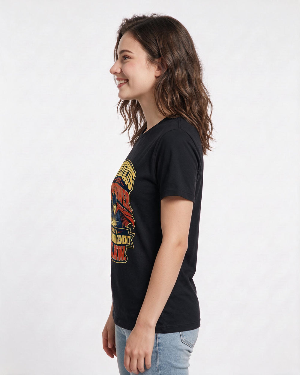 Neurodiversity Black T-Shirt for Women – Everyday Expression Graphic Tee product image 2