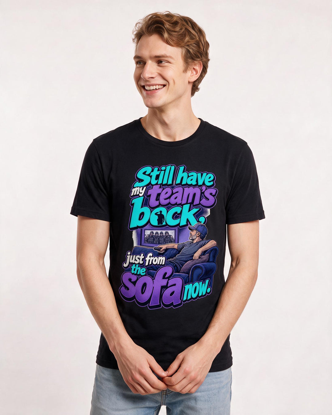 Veteran Black T-Shirt for Men – Everyday Expression Graphic Tee product image 3