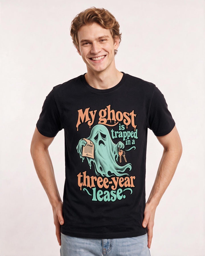 Halloween Black T-Shirt for Men – Halloween Theme Graphic Tee product image 1