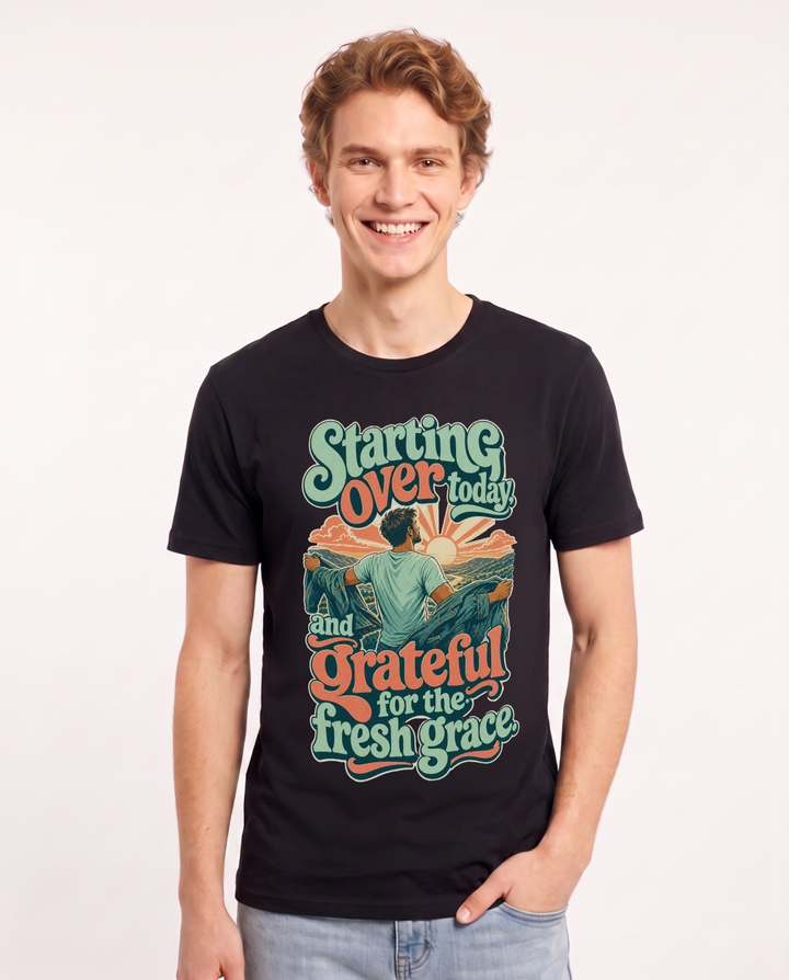 Christian Faith Black T-Shirt for Men – Everyday Expression Graphic Tee product image 3